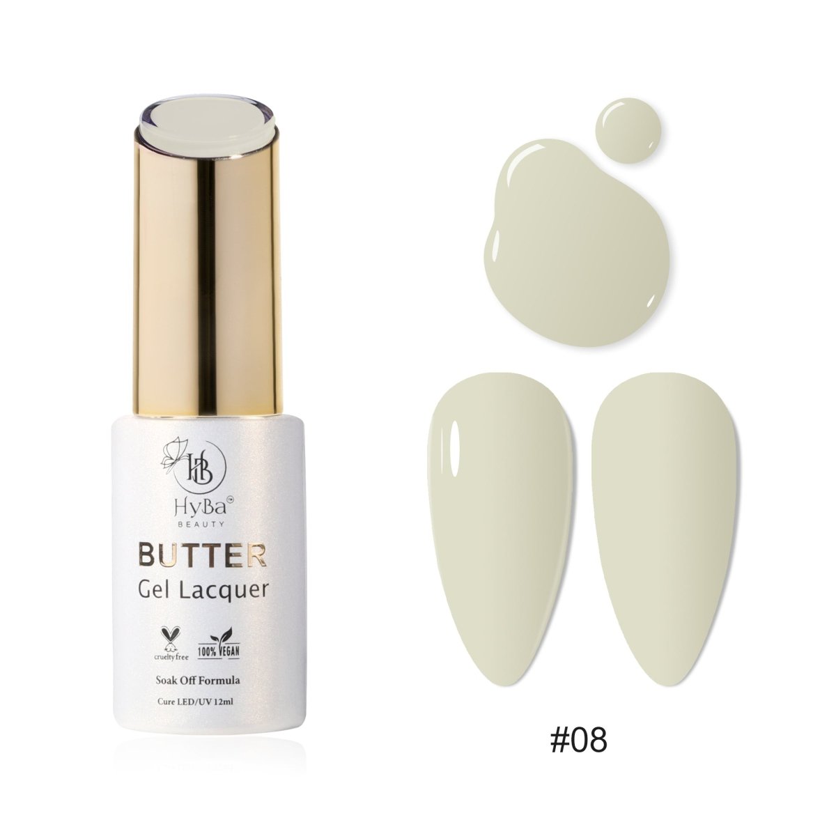 BUTTER Gel Polish SERIES 1 (Colors 001 - 010) - HYBA BEAUTY